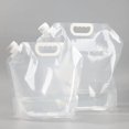 thumbnail image 1 of 2-PACK 10L Portable Foldable Water Cans. Water Can (transparent), 1 of 4