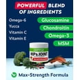 thumbnail image 4 of StrellaLab Glucosamine Chews for Dogs - Hip & Joint Support with Chondroitin, MSM & Omega-3 Fish Oil - Joint Pain Relief - Bacon (180 ct), 4 of 10