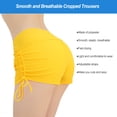 thumbnail image 2 of Soidarity Traje de baño Pantalones cortos Calzoncillos de baño delgados Secado rápido Amigable con la piel Absorción de sudor Ligero Traje de pierna Deportes acuáticos Amarillo XXL Soidarity OD020846-11B, 2 of 6