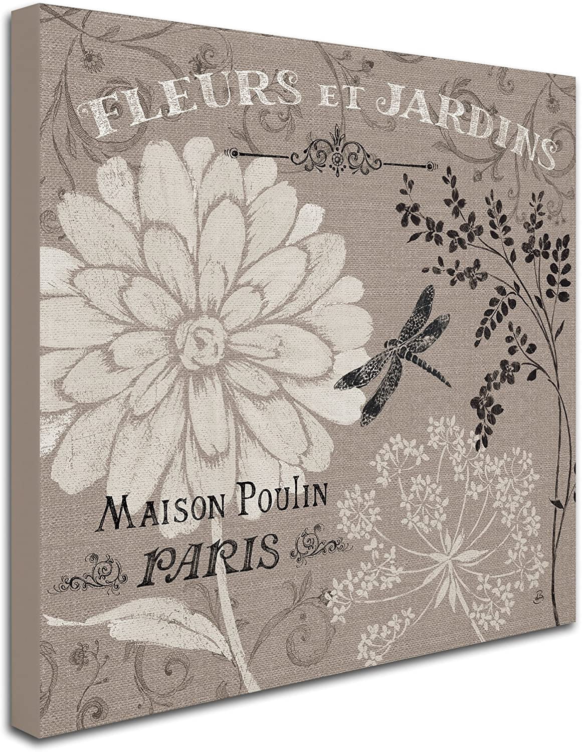 Trademark Fine Art "French Linen Garden II" Canvas Art by Daphne Brissonnet