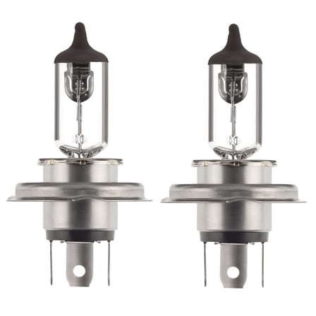 HIBIBUD 2x H4/9003/HB2 Halogen 60/55W 12V Headlight Low/High Beam Car Bulbs Clear Glass