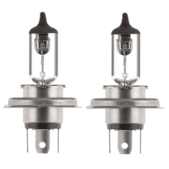 HIBIBUD 2x H4/9003/HB2 Halogen 60/55W 12V Headlight Low/High Beam Car Bulbs Clear Glass