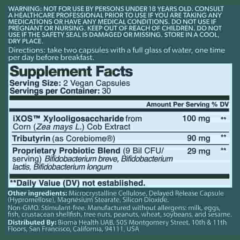 bioma health glp 1 BIOMA Gut Health and Weight Management Probiotics, 60 Count / 30 Servings