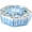 Blue, variant on 8Pcs Triangular Cake Shaped Paper Gift Box Cardboard Candy Dessert Packaging Boxes for Baby Shower Birthday Party