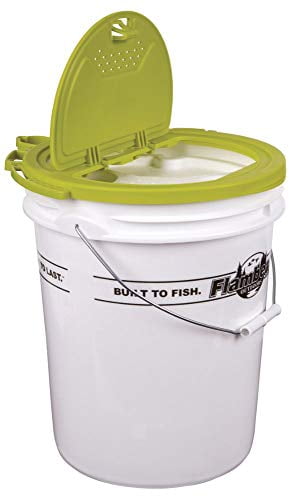 Flambeau Outdoors 6064BC 5 Gal Insulated Bait Bucket with Premium Lid Fly Boxes Flambeau Outdoors 6064BC 5 Gal Insulated Bait Bucket with Premium Lid Fly Boxes
