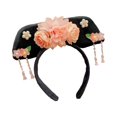 thumbnail image 5 of yuksok Chinese Headwear Ancient Hair Clip Headgear Hair Accessories Qing Headband Hanfu Style B, 5 of 7