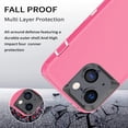 thumbnail image 3 of Entronix Funda Resistente para iPhone 13 Mini, Triple Capa, Resistente a Golpes y Anticaídas, Color Rosa, 3 of 6