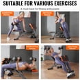 thumbnail image 2 of Roman Chair,Blacksmith Multi-Functiona Adjustable Weight Bench,880 LBS Capacity Back Extension Machine for HyperBack Extension for Glutes, Hamstrings & Lower Back,Black, 2 of 7