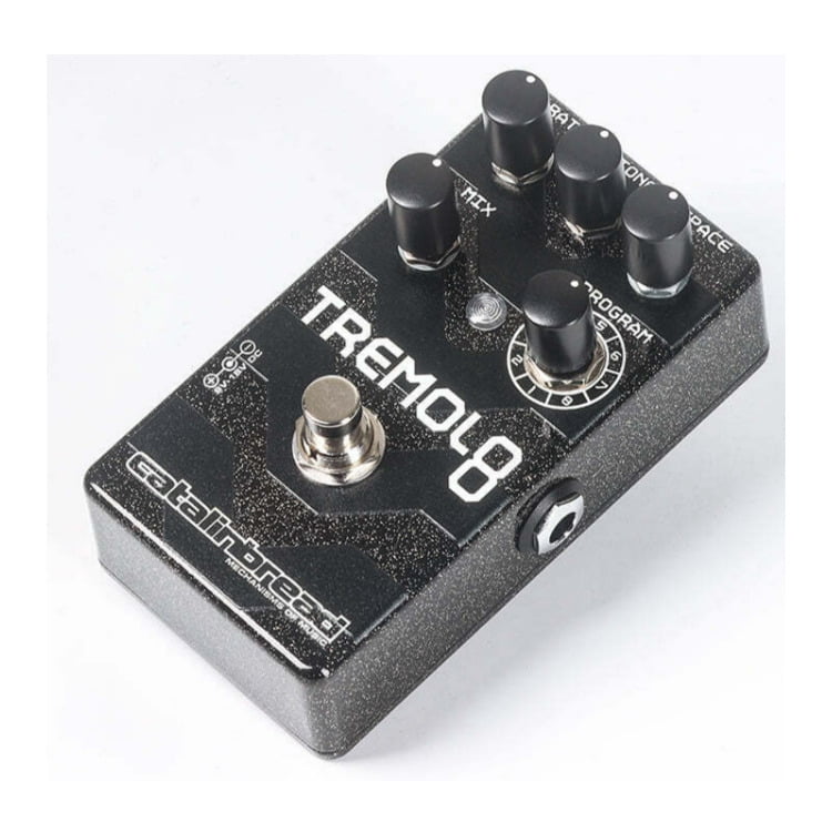 Catalinbread Tremolo 8 Guitar Effects Pedal with 9V Power Supply (Black)