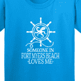 thumbnail image 4 of Inktastic Someone in Fort Myers Beach Loves Me Youth T-Shirt, 4 of 5