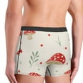 thumbnail image 5 of Disketp Flat Mushrooms Men'S Boxer Briefs,Soft And Breathable Cotton Underwear With Comfortflex Waistband, 5 of 8