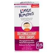 Little Remedies Decongestant Nose Drops, Ages 2 to 6, 0.5 fl oz