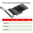 thumbnail image 3 of 4 Ports PCIe 2.5 Gigabit RJ45 Lan 10/100/1000/2500Mbps Realtek 8125B Chip -Port Server Gigabit Network Card, 3 of 8