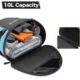 thumbnail image 2 of Mosiso Motorcycle Tail Bag Waterproof Storage Saddle Bag 10L Outdoor Sports Travel Motorbike Seat Back Bag Light Tank Bag Tool Carry Hand Shoulder Bags, Ice Blue, 2 of 7