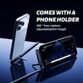 thumbnail image 5 of 240W Invisible Phone Charger Cable Stand Fast Charging Braided Built-in Kickstand 2In1 Folding Foldable Sideways Flat Universal USB-C C to C for iPhone Android Charging Station Hub, 4.9FT, 5 of 8