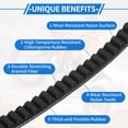 thumbnail image 5 of Unique Bargains Drive Belt for CHF50 for Metropolitan 2002-2009, Wear-Resistant Rubber Fiber Powersports V-Belt 1 Pcs, 5 of 7