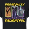 thumbnail image 3 of Disney Villains - Dreadlfully Delightful Scar Maleficent Hades - Juniors Cropped Cotton Blend T-Shirt, 3 of 5