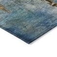 thumbnail image 3 of Addison Rugs Chantille Indoor/Outdoor Transitional Botanical Blue Machine Washable Rectangle Rug, 8' x 10', 3 of 8