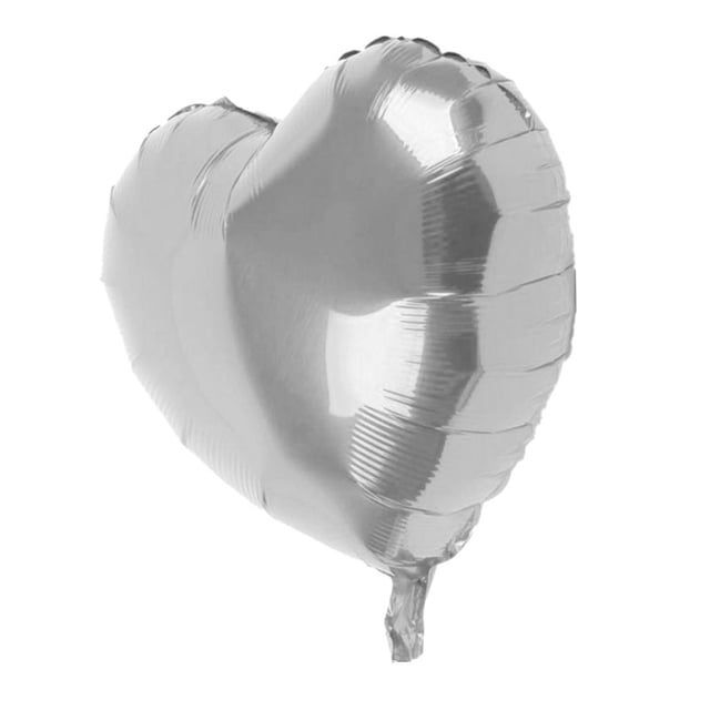 Paquete De 10pcs 45 apariencia De De Aluminio Película De Aluminio Globo Decoración De Plata