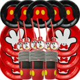thumbnail image 2 of Disney Mickey Mouse Anniversary Party people party Mickey party tableware set children birthday party supplies decoration Set Gao Jinjia LED, 2 of 2