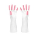 thumbnail image 5 of 1 Pairs Long Rubber Gloves, Dishwashing Cleaning Gloves, Reusable Kitchen Gloves, Multi Functional Durable Waterproof Gloves, Flexible Water Resistant and Non-Slip, Household Hand Dishwasher, 5 of 6