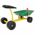 thumbnail image 4 of Topbuy Sand Dumper Kid Ride-on Sand Digger Heavy Duty Digging Scooper 4-Wheel Toy Green, 4 of 9