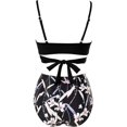 thumbnail image 3 of Women's High Waisted Bandage Bikini Set Wrap Two Piece Push Up Swimsuits, 3 of 5