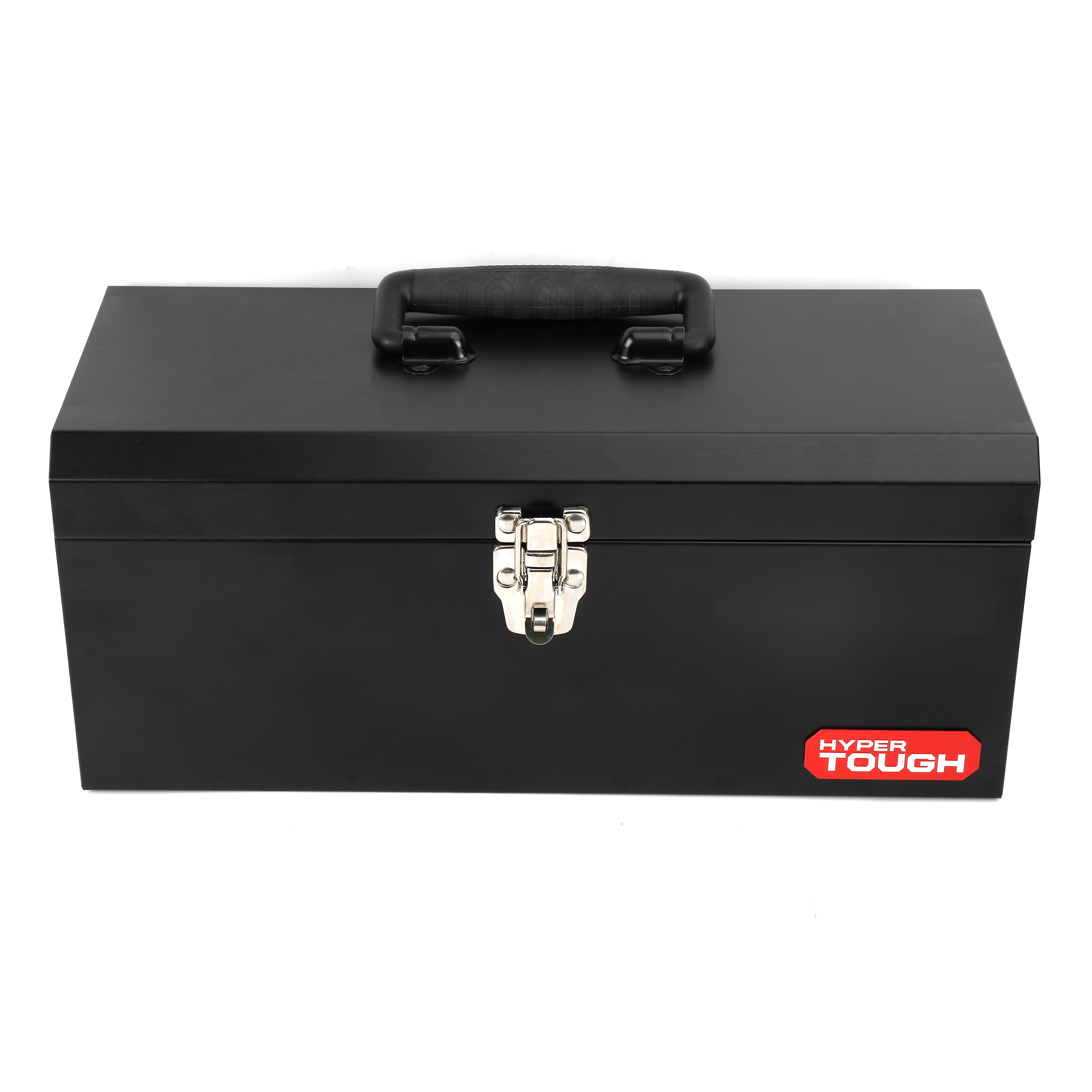 Hyper Tough 16-Inch Metal Tool Box with Removable Tray photo 1
