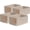 Light Brown, variant on 4 Pack Storage Baskets for Shelves, Rectangle Cotton Rope Baskets for Organizing, Closet Storage Bins for Baby Toys, Decorative Woven Basket with Handles, 13''L x 8''W x 6''H, Black