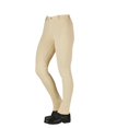 thumbnail image 2 of Saxon - Pantalones de equitación de algodón modelo Warm Up para mujer señora (Beige), 2 of 3