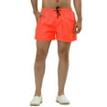 thumbnail image 6 of NOMADIC NOOK Men's Solid Summer Drawstring Waist Lightweight Swimming Trunks 2 Pack, 6 of 7