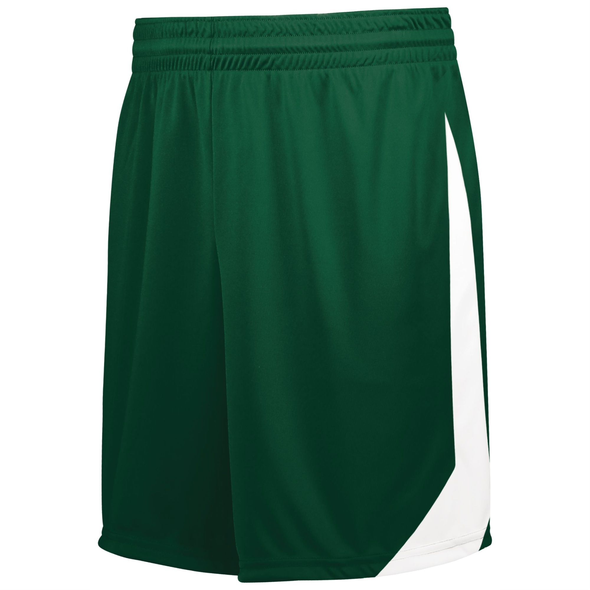 YOUTH ATHLETICO SHORTS - S / DARK GREEN/WHITE by HIGH FIVE