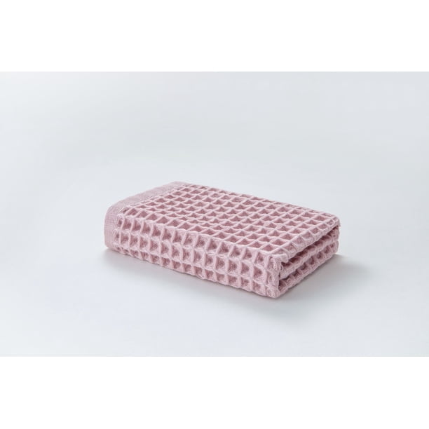 Nvzi Toallas de baño de 6 piezas, 13,39 x 13,39 pulgadas, perfectas para el día a día, ligeras y de secado rápido (rosa)