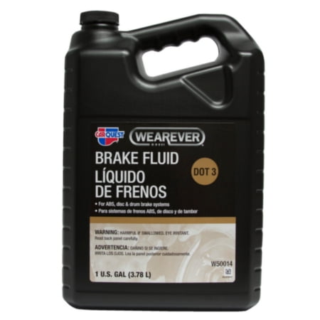 Carquest Wearever DOT 3 Premium Synthetic Brake Fluid, 1 Gallon