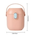 thumbnail image 4 of Shoreew Storage Box Milk Powder Container with Handle Large Capacity Food Grade BPA Free Portable Milk Powder Dispenser Snacks Container, 4 of 6