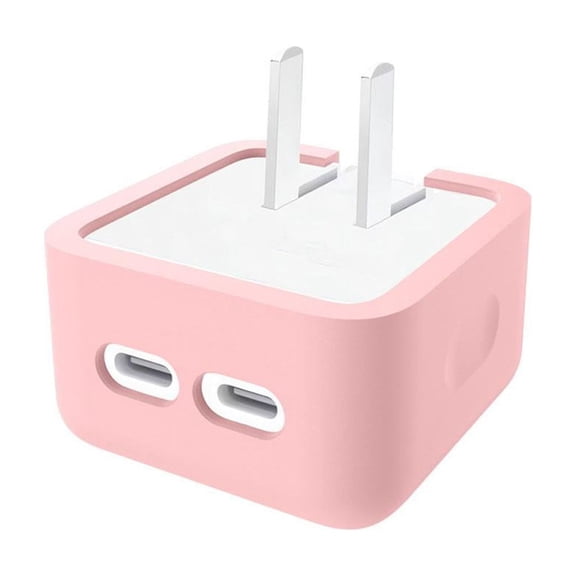 35W Dual USB-C Port Compact Power Adapter Fast and Convenient Charging, Type C Wall Charger2 Port Compact Foldable Charger