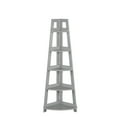 thumbnail image 3 of RiverRidge Amery 5-Tier Tall Corner Storage Ladder Shelf Tower with Display Shelves- Gray, 3 of 8