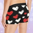 thumbnail image 2 of Men's Valentine's Day Heart Print Underwear Comfortable Stretch Boxer Briefs, Festive Soft Underwear, 2 of 8