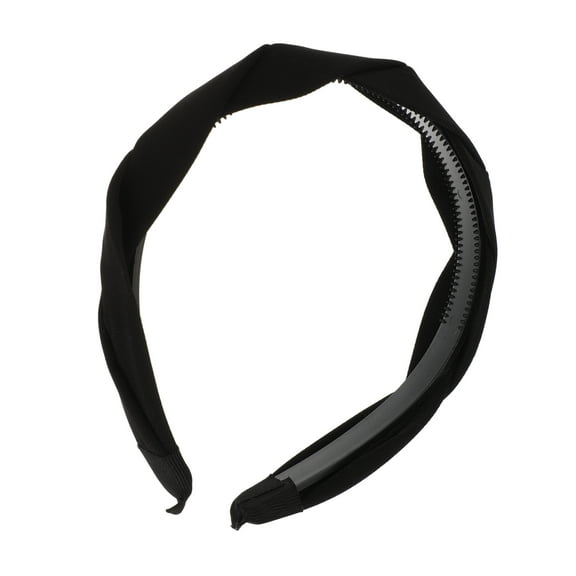 Vocoste Braided Headbands for Women Non-slip Hairhoop Weaving Shape Accessories Black