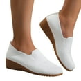 thumbnail image 3 of Sngxgn Women's Flats Shoes Ballet Flats Comfortable Flats Dressy(White,37), 3 of 7