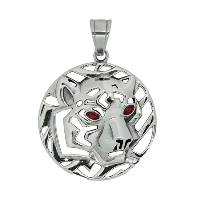 Guardurnaity Colgante de collar Nuevos colgantes de ojos rojos y verdes huecos Accesorios de cadena exquisitos personales para la oficina informal diaria Accesorios de disfraces Guardurnaity AP016587-00