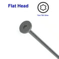 thumbnail image 3 of KAPAS Decking/Fencing/ Framing Black Wood Screws #14 1/4 X 4 1/2” Flat Head, T30 Torx Drive, Hardened Steel , Black NANO 1000hrs + Wax Exterior Coated (50 Pcs - With T30 Torx drive bit ), 3 of 9