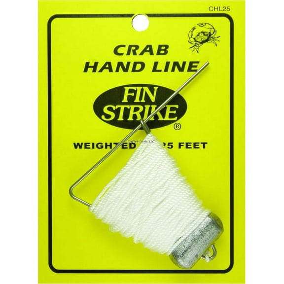 Fin Strike CHL25 Crab Hand Line, 25ft Weighted Throw Line