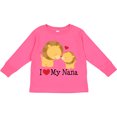 thumbnail image 3 of Inktastic I Love My Nana Boys or Girls Long Sleeve Toddler T-Shirt, 3 of 5
