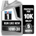 thumbnail image 3 of Mobil 1 Advanced Full Synthetic Motor Oil 10W-30, 5 Quart, 3 of 10