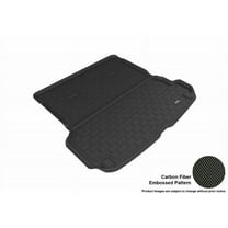 3D MAXpider 2016-2024 Fits Audi Q7 2017-2024 SQ7 Carbon Fiber Embossed Pattern Cargo Liner Kagu Black M1AD0401309