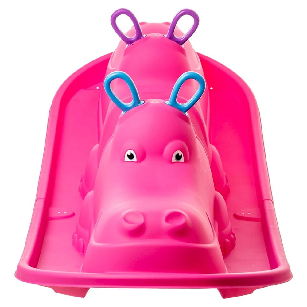 Starplay Children's Hippo Rocking Ride-On, Pink, 1-Piece