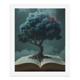 thumbnail image 5 of Paint By Numbers Kit for Adults Beginner - DIY Tree Of Knowledge Storm Cloud Canvas Painting Kits for Adults, Frameless Paint By Number for Adults for Home Wall Decor 16x20 Inch, 5 of 7