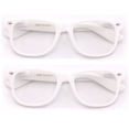 thumbnail image 2 of 2 Pairs Deluxe Reading Glasses - Comfortable Stylish Simple Readers Magnification +2.50, 2 of 5