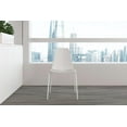 thumbnail image 3 of Set of 2 Modern Dining Kitchen Chairs Plastic Molded Armless Side Chairs with Metal Legs For Indoor Outdoor Patio, 3 of 14